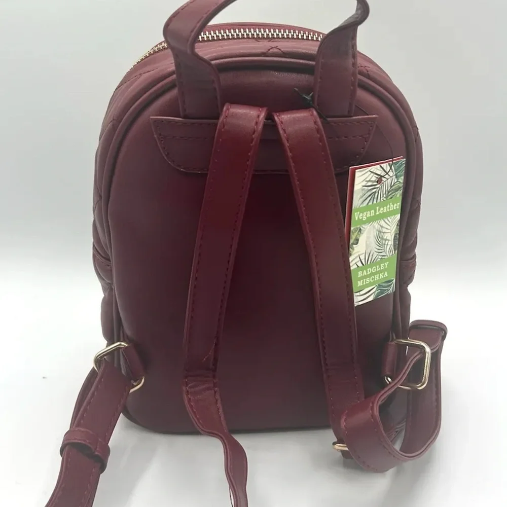 Badgley Mischka stylish burgundy